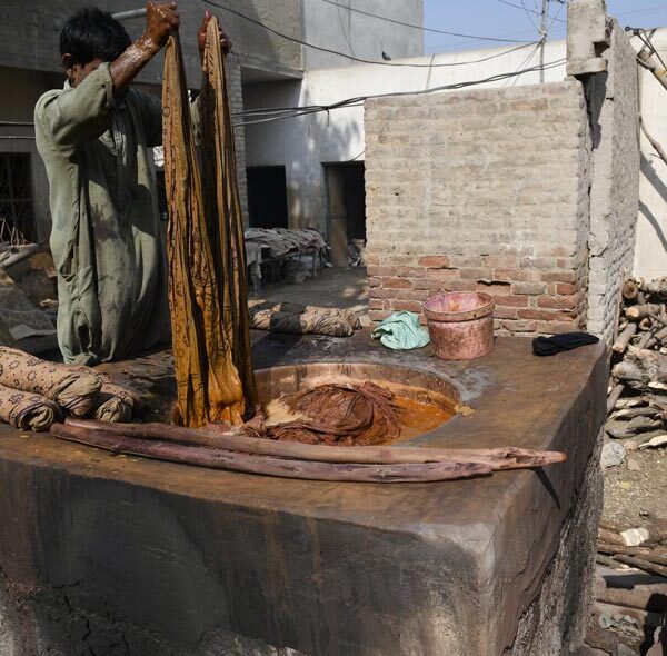 Ajrak making process