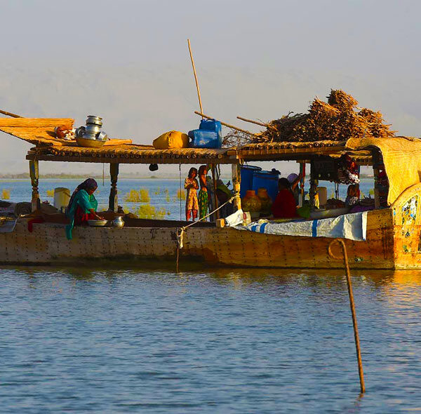 People of Manchar Lake